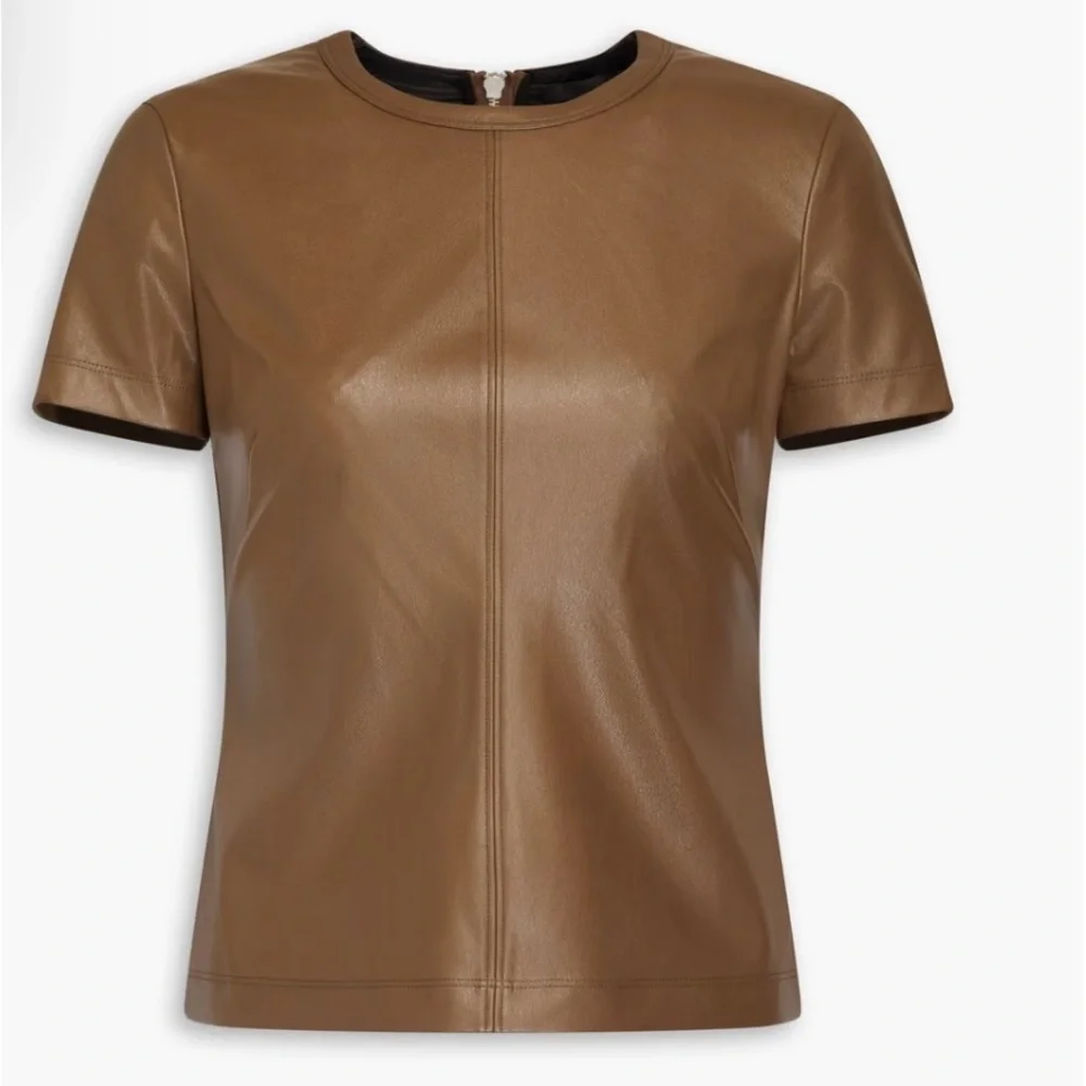 NWT Helmut Lang Faux Leather Top - Small - Picture 1 of 6
